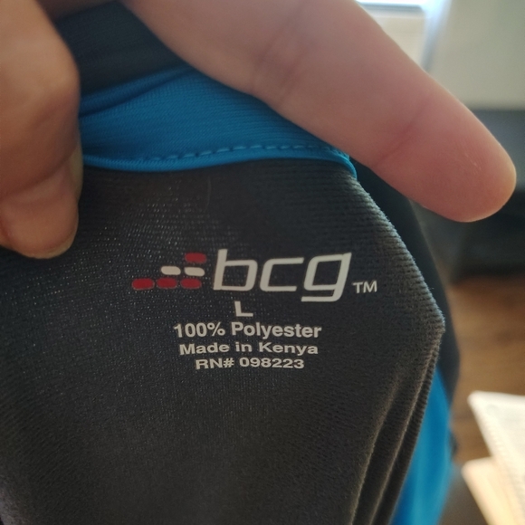 BCG Blue and Gray Activewear Jacket - Picture 3 of 3